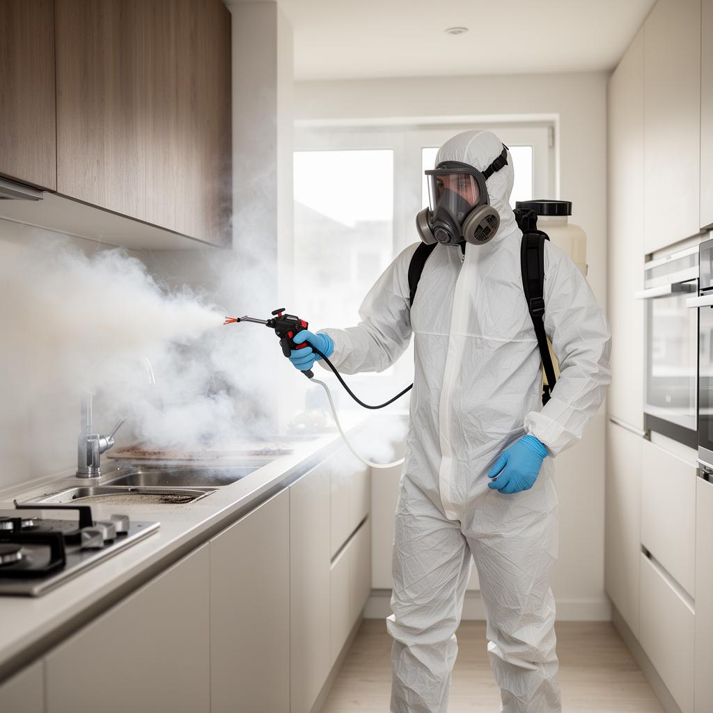 Процесс: обработка помещения